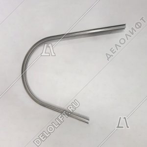 Огибной участок торца балюстрады направляющей поручня, L - 2000 мм