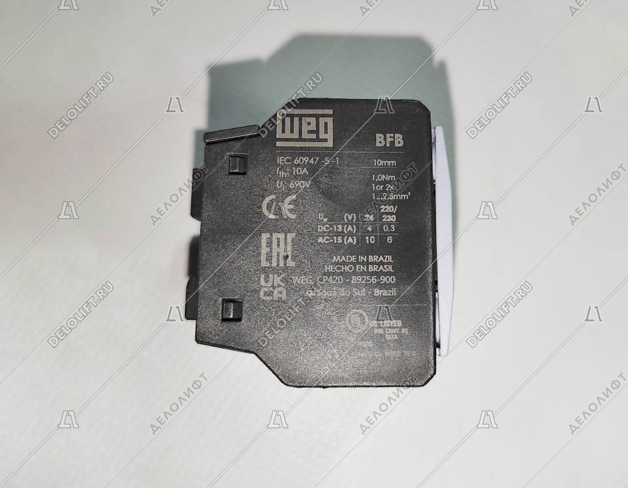 Блок дополнительных контактов, BFB-40, 4НО, WEG