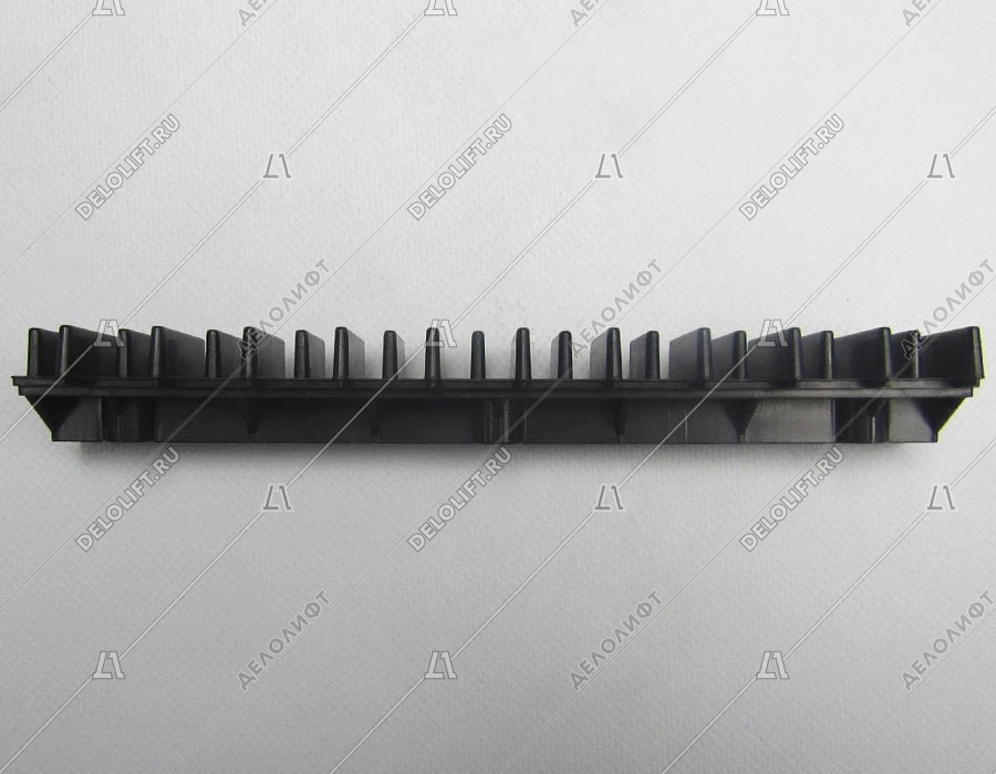 Демаркационная линия, правая, L - 200 мм, пластик, черная