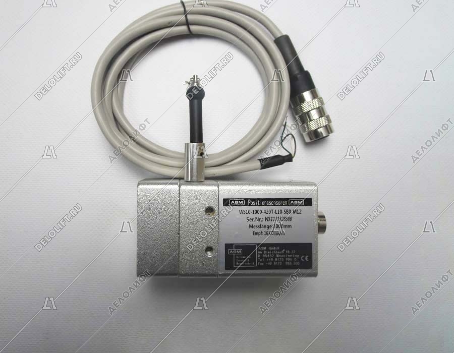 Датчик позиционный, WS10-1000-420T-L10-SB0-M12