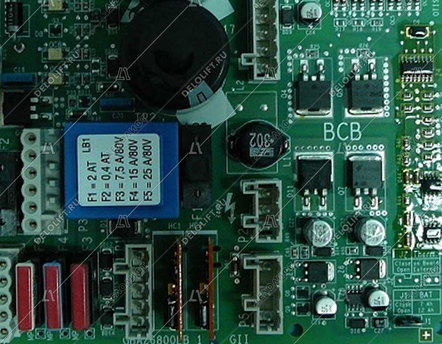 Плата станции управления, BCB