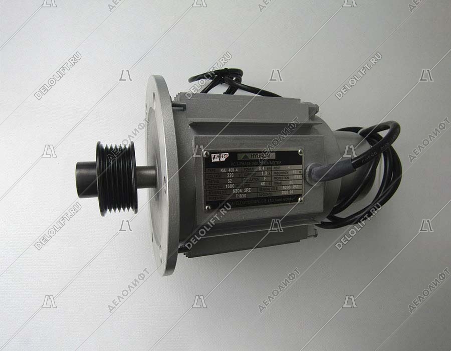 Мотор/Двигатель привода дверей кабины, KMJ 400-4, 220В, 0,4кВт, 1,9А, 1680 об/мин