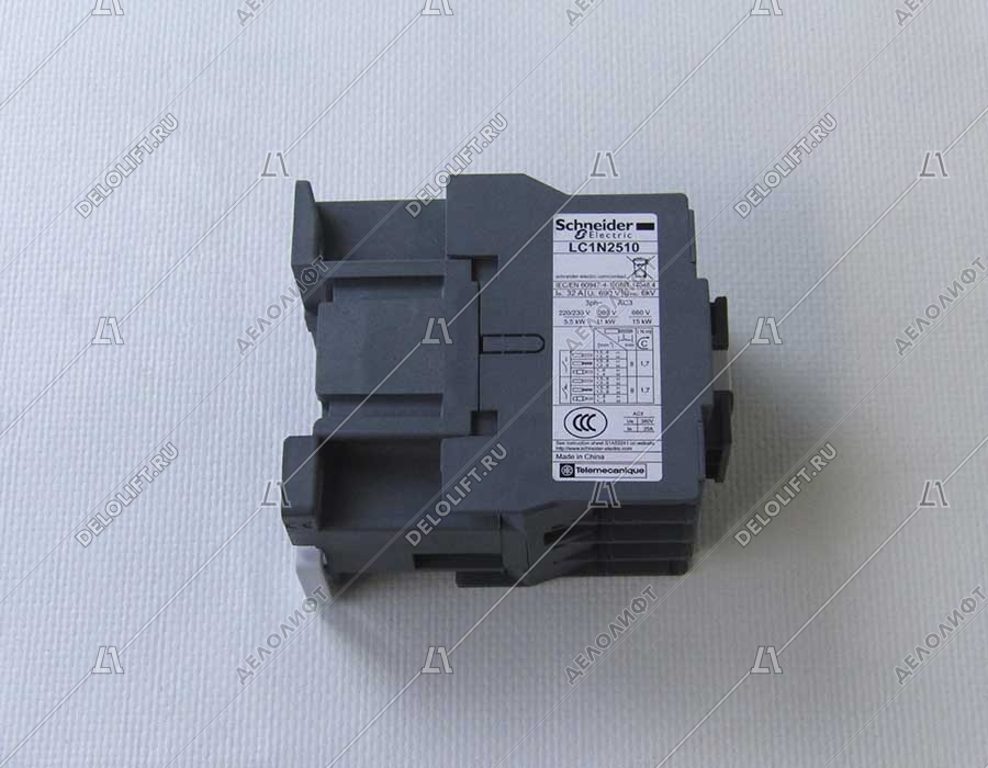 Контактор, LC1N2510M5N, EasyPack TVS, 3п, 220В, 25А, 50Гц