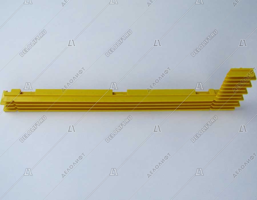 Демаркационная линия, 9300, L - 402 мм, правая, пластик, желтая
